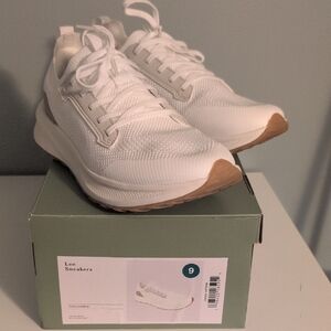 Lee Sneakers White and Tan, Men's Size 9